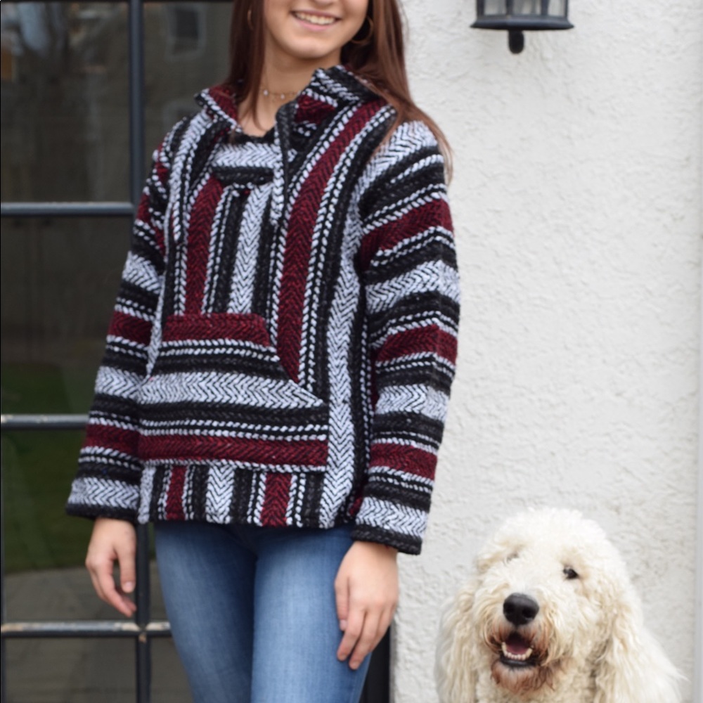 Chunky knitted sweatshirt